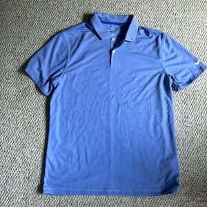 Men’s Nike Dri-Fit Blue Polo Size Medium